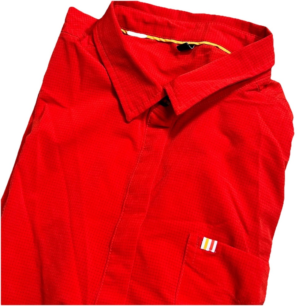 Orange Men's XL Camp Shirt Breathable Shirt Unbranded Pocket Fishing‎ Camping
